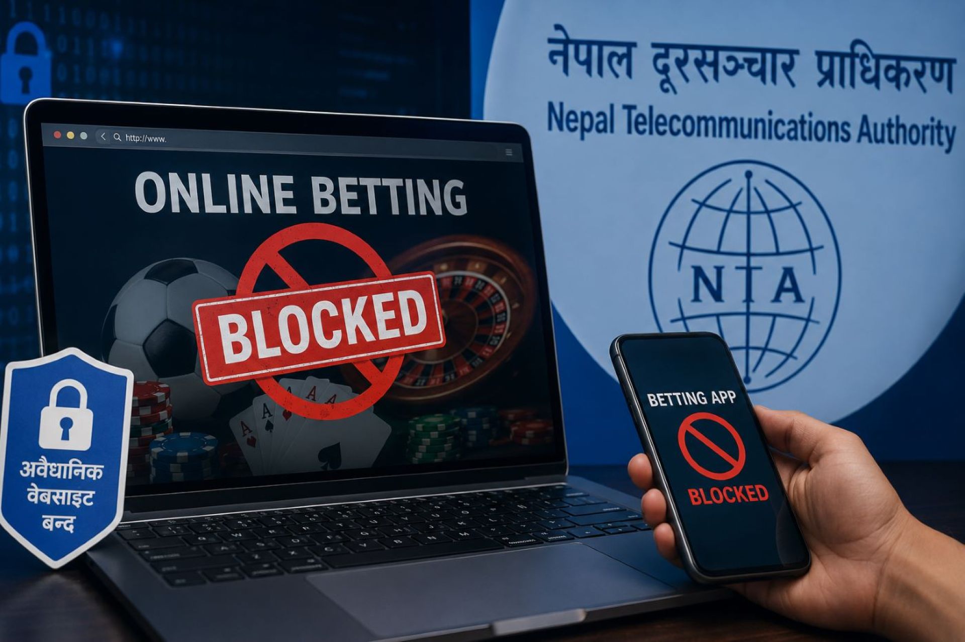 सट्टेबाजी र अवैधानिक कारोबार हुने दुई लाख ‘एप’ बन्द